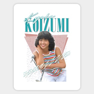 Kyoko Koizumi // Retro 80s Fan Art Design Magnet